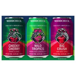 Woodchuck Hard Cider - Chuck's Imperial Variety Pack CANS 6 Pack, 12oz Can