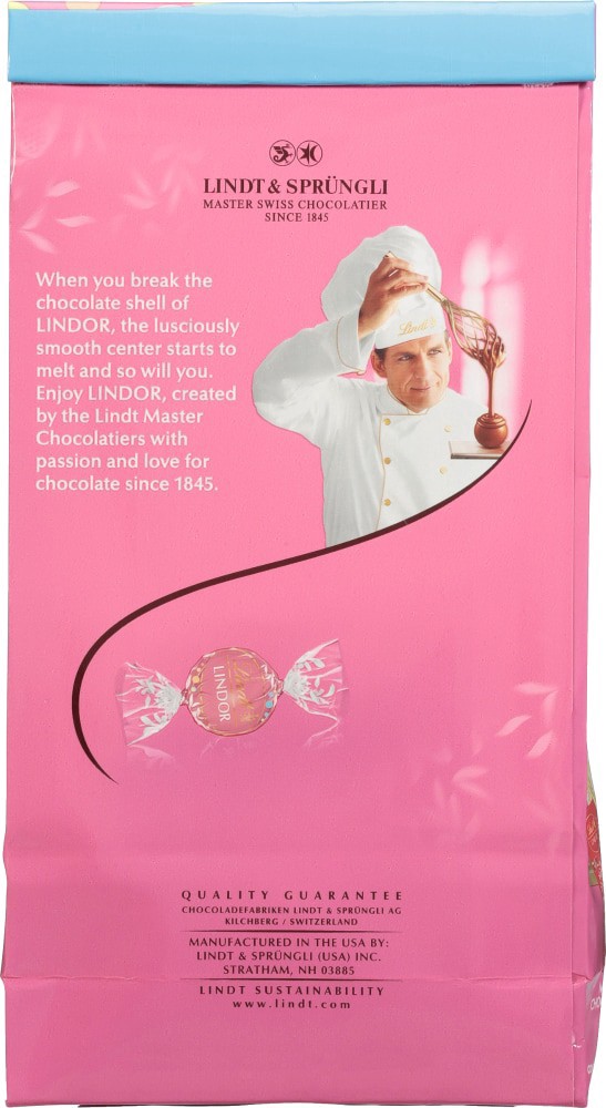 slide 2 of 2, Lindt LINDOR Birthday Cake White Chocolate Candy Truffles, 5.1 oz. Bag, 5.10 oz