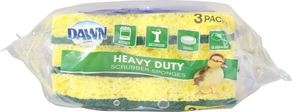 slide 3 of 9, Dawn Heavy Duty Sponges, 3 ct