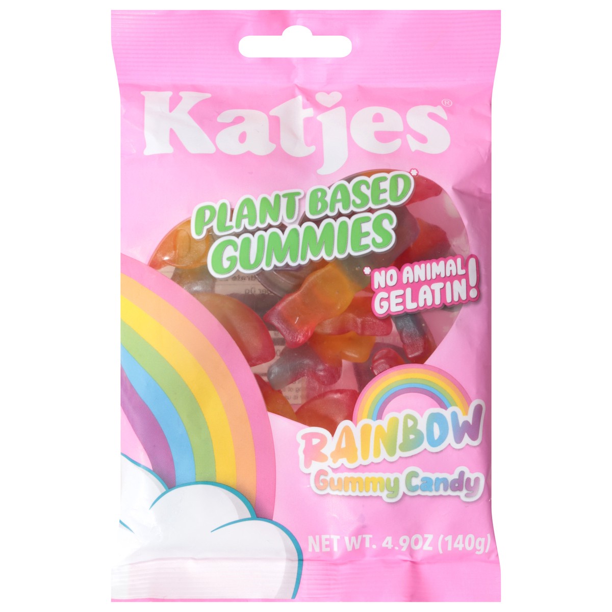 slide 1 of 9, Katjes Plant Based Rainbow Gummies 4.9 oz, 4.9 oz