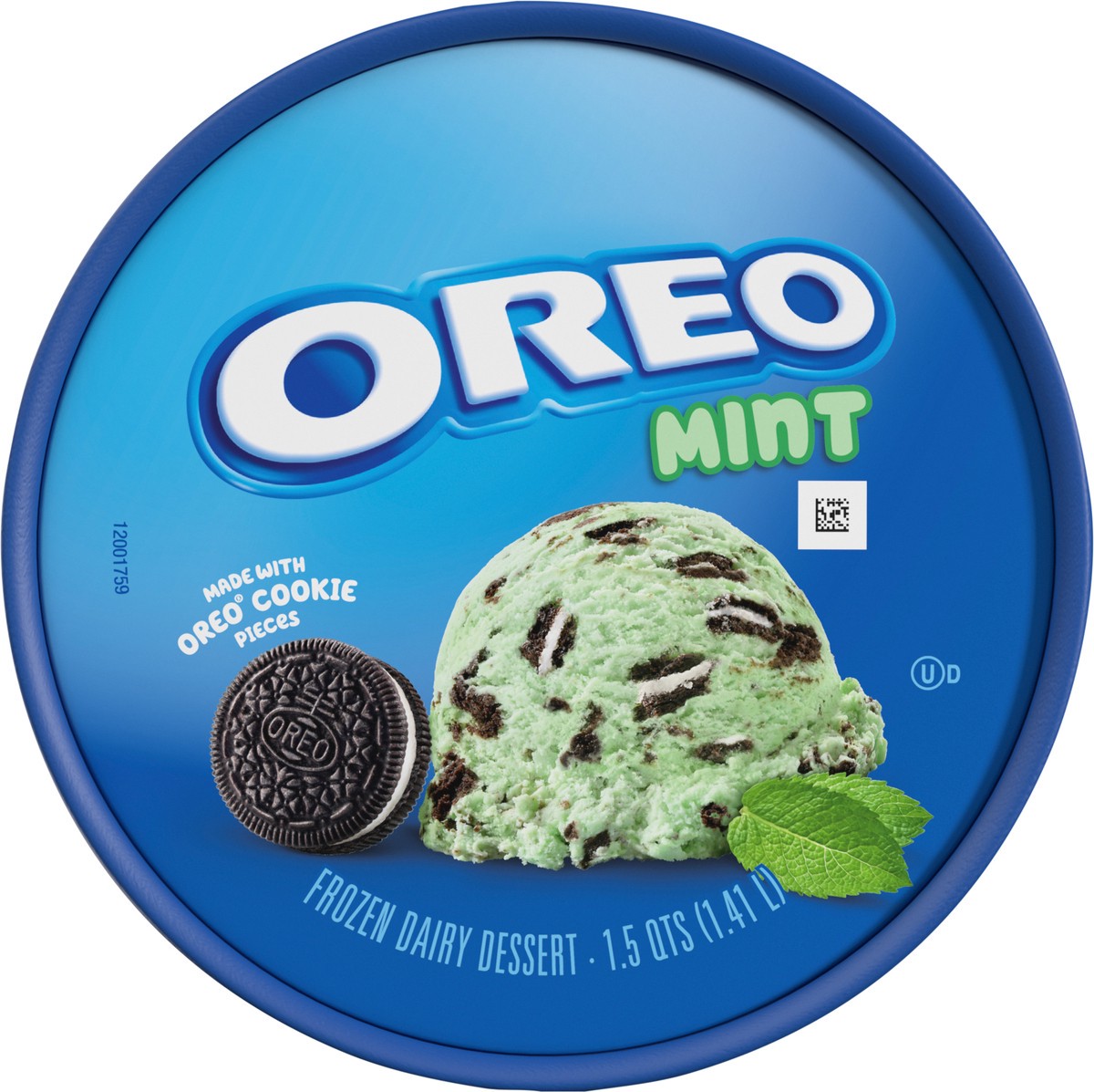 slide 9 of 9, Oreo Mint Frozen Dairy Dessert 1.5 qt, 1.5 qt