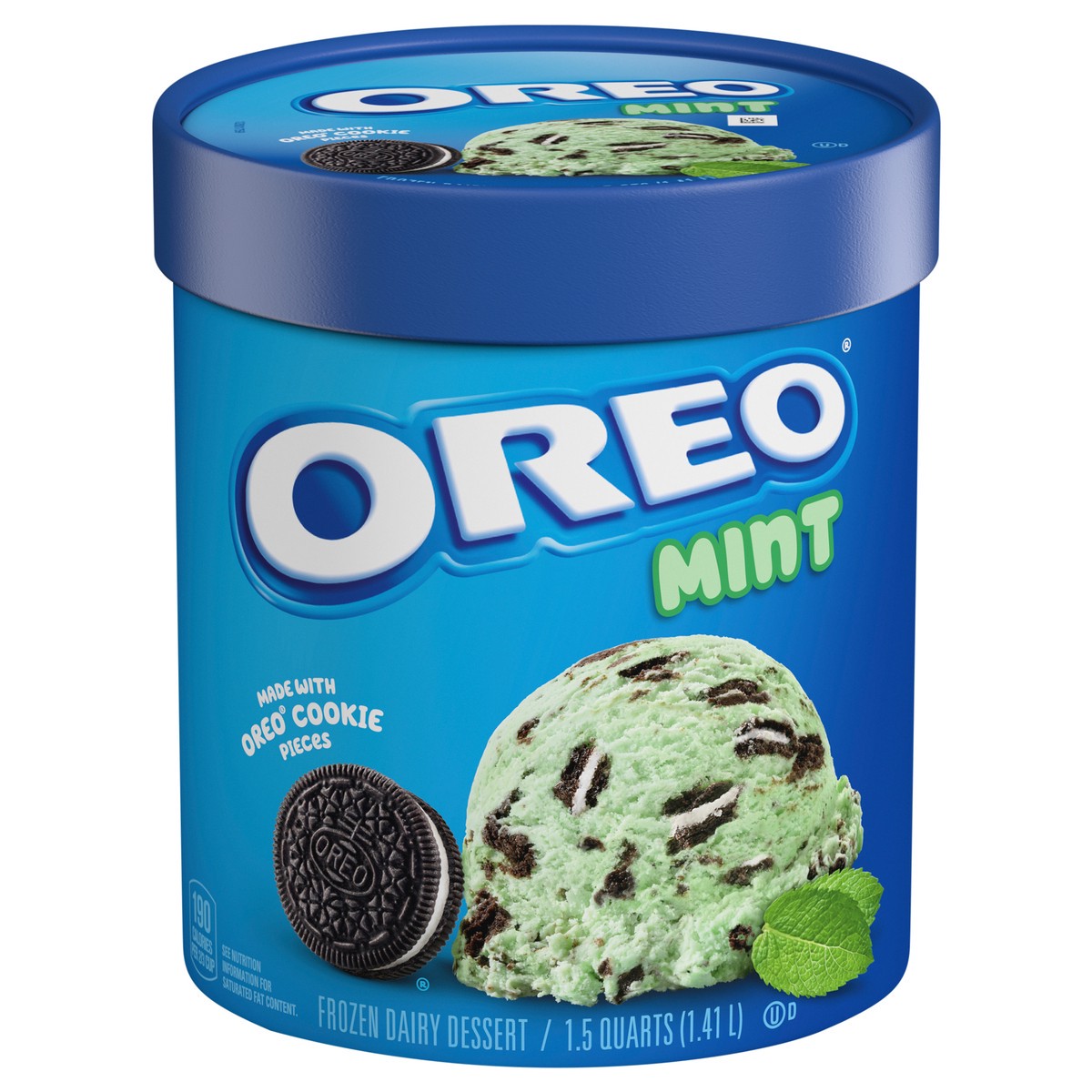 slide 1 of 9, Oreo Mint Frozen Dairy Dessert 1.5 qt, 1.5 qt