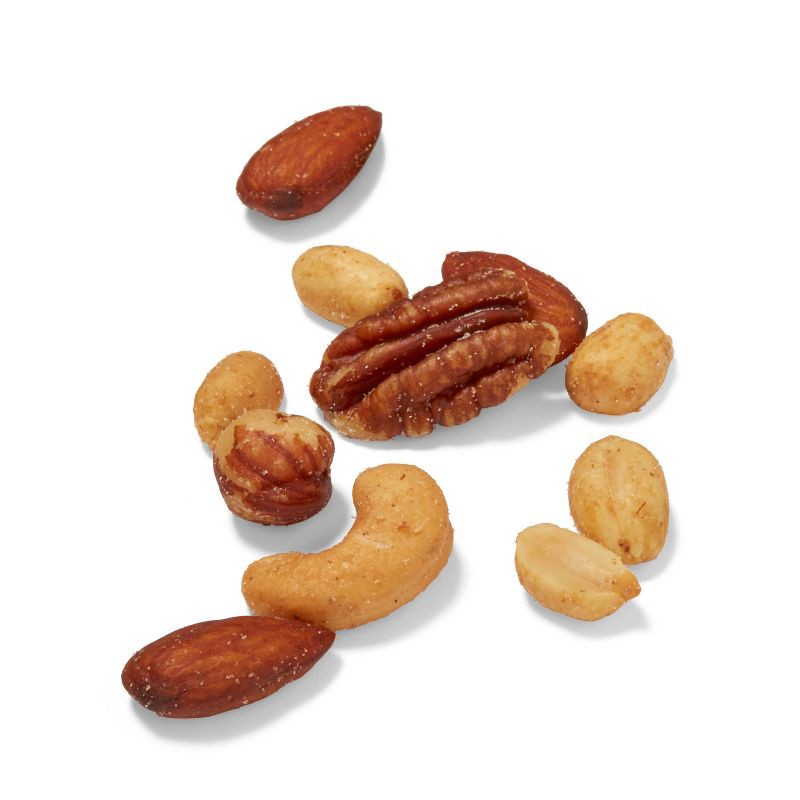 slide 2 of 3, Lightly Salted Roasted Mixed Nuts - 9oz - Good & Gather™, 9 oz