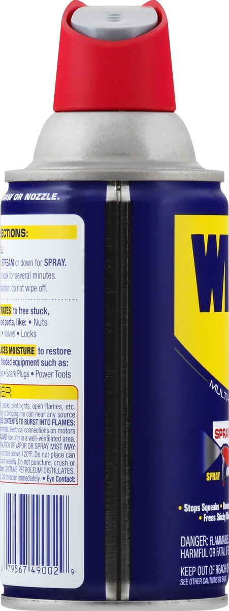 slide 5 of 7, WD-40 Lubricating & Penetrating Oil Spray with Smart Straw, 8 oz