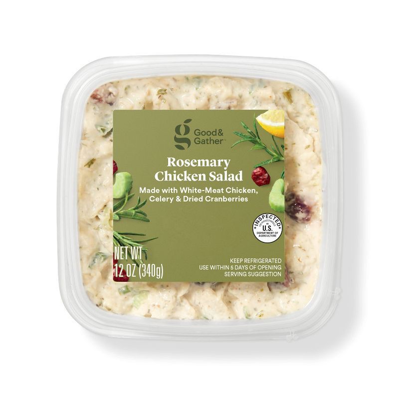 slide 1 of 3, Rosemary Chicken Salad - 12oz - Good & Gather™, 12 oz