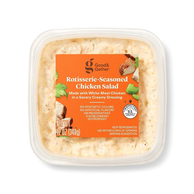 slide 1 of 5, Rotisserie Chicken Salad - 12oz - Good & Gather™, 12 oz