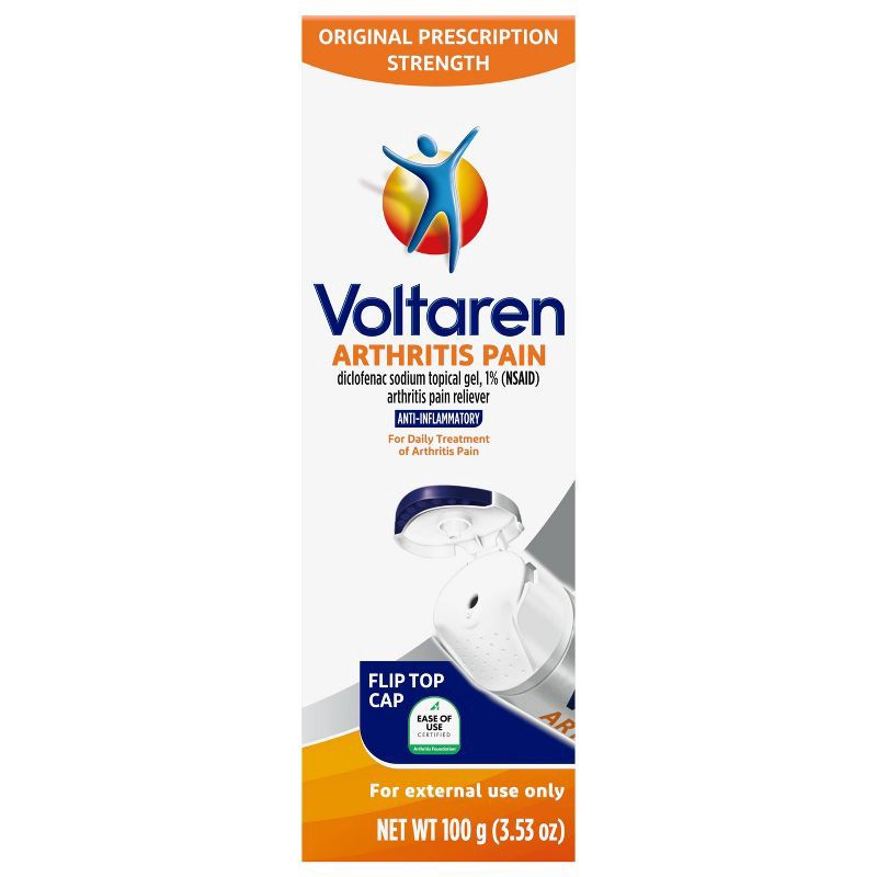 slide 4 of 14, Voltaren Diclofenac Sodium Topical Arthritis Pain Relief Gel Tube - 3.5 oz, 3.5 oz