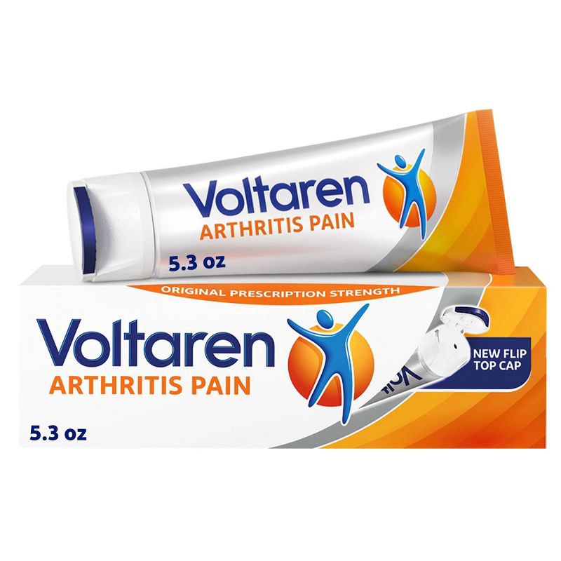 slide 1 of 12, Voltaren Diclofenac Sodium Topical Arthritis Pain Relief Gel Tube - 5.3 oz, 5.3 oz