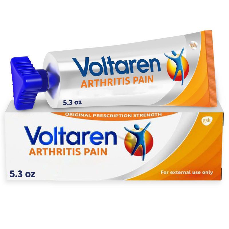 slide 1 of 9, Voltaren Diclofenac Sodium Topical Arthritis Pain Relief Gel Tube - 5.3 oz, 5.3 oz