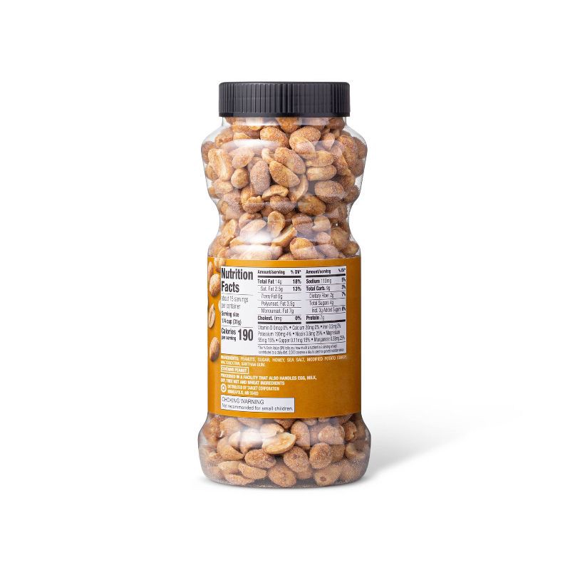 slide 3 of 3, Honey Roasted Peanuts- 16oz - Good & Gather™, 16 oz