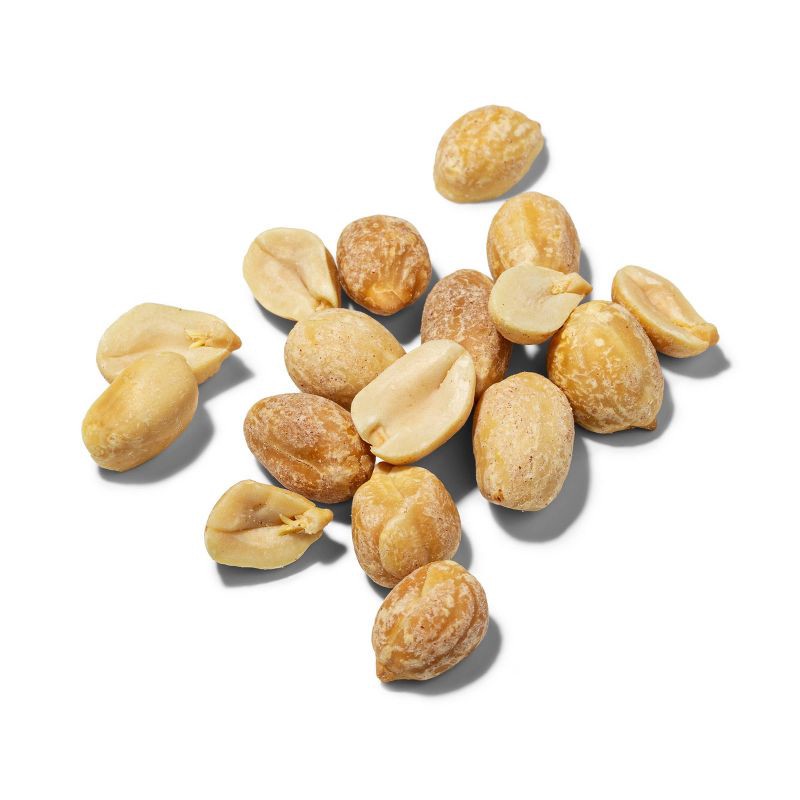 slide 2 of 3, Unsalted Dry Roasted Peanuts - 16oz - Good & Gather™, 16 oz