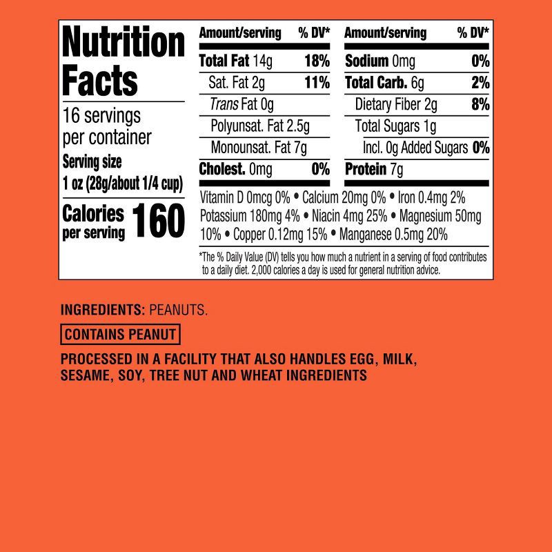 slide 4 of 4, Unsalted Dry Roasted Peanuts - 16oz - Good & Gather™, 16 oz