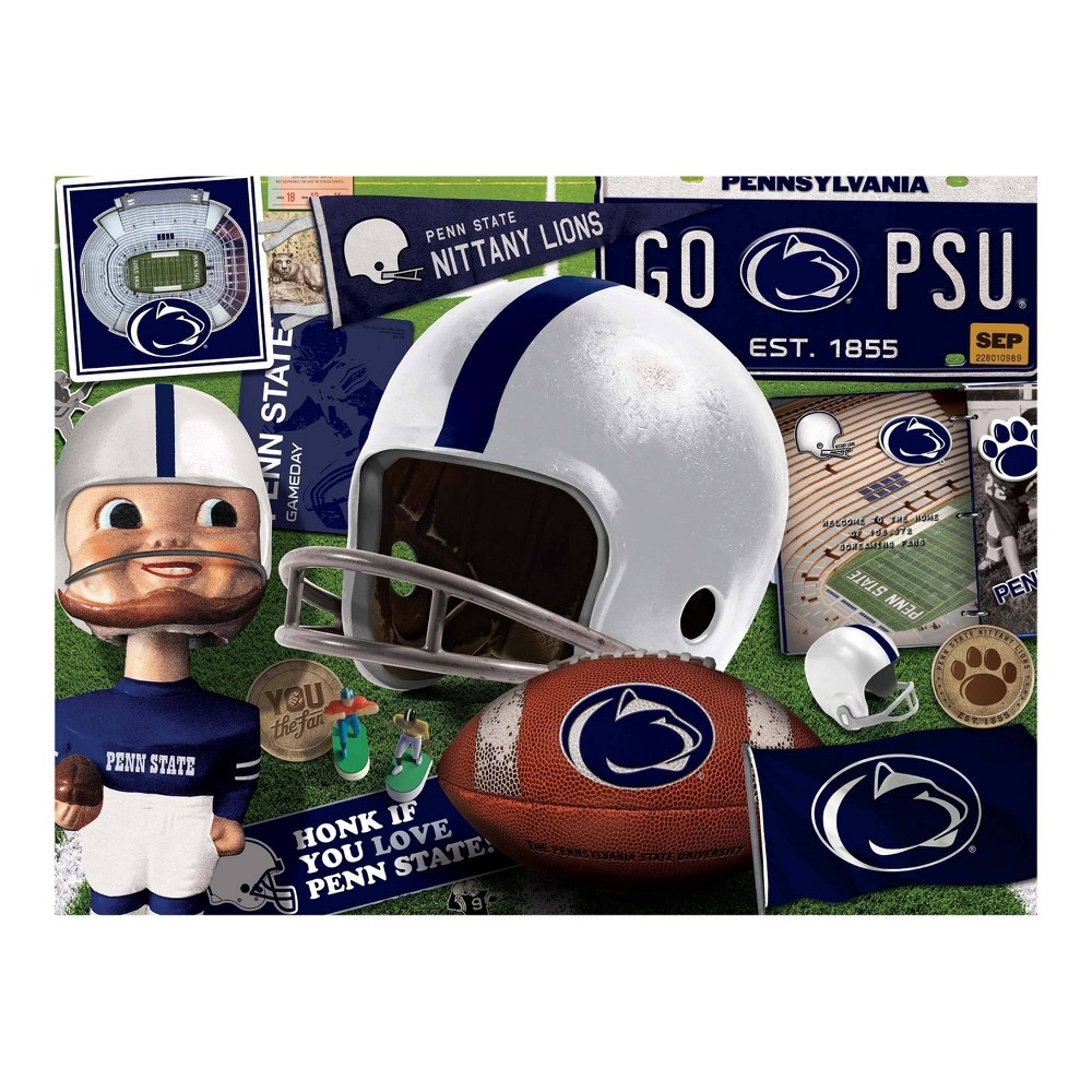 slide 3 of 3, NCAA Penn State Nittany Lions Throwback Puzzle, 500 ct