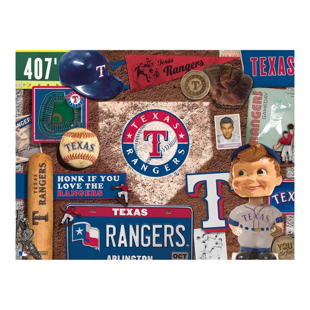 slide 3 of 3, MLB Texas Rangers Find Joe Journeyman Puzzle, 500 ct