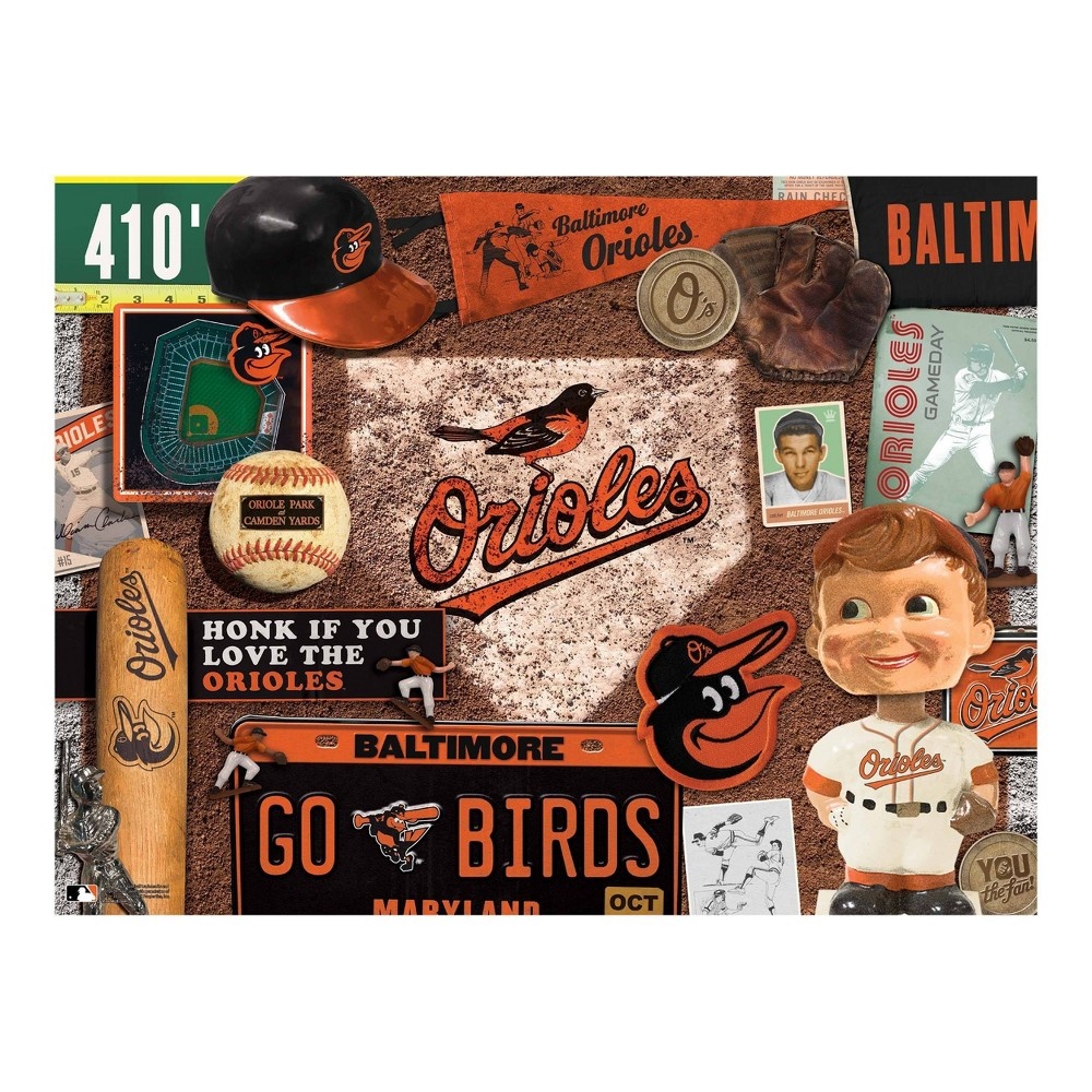 slide 3 of 3, MLB Baltimore Orioles Throwback Puzzle, 500 ct