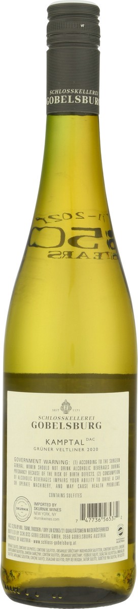 slide 2 of 9, Schlosskellerei Gobelsburg Kamptal Gruner Veltliner 750 ml Bottle, 750 ml