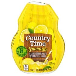 Country Time Lemonade Naturally Flavored Liquid Drink Mix, 1.62 fl oz Bottle