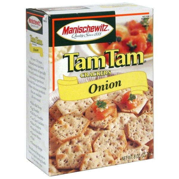 slide 1 of 1, Manischewitz Onion Tams Yr, 8 oz