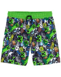 Carters Kid Minecraft TM Swim Trunks Green 4