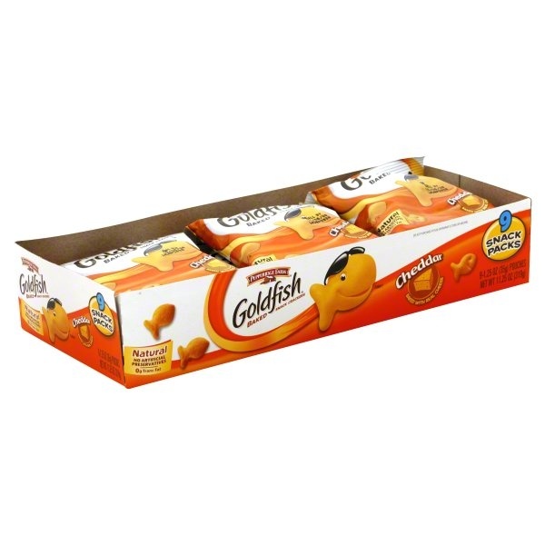 slide 1 of 1, Goldfish Baked Snack Crackers, Cheddar, 11.25 oz