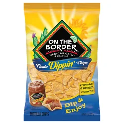 On The Border 8 oz On The Border Fiesta Dippin' Tortilla Chips