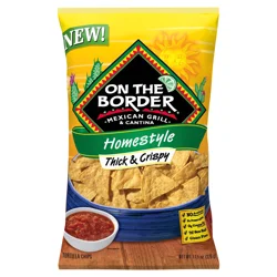 On The Border Homestyle Thick & Crispy Tortilla Chip