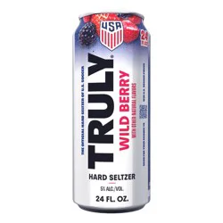 Truly Spiked & Sparkling Truly Wild Berry Hard Seltzer - 24 fl oz Can