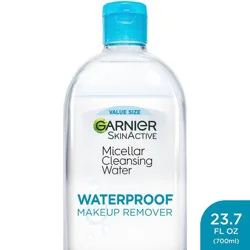 Garnier Waterproof Makeup Remover Micellar Water and Facial Cleanser - 23.7 fl oz: Basic Cleansing, Paraben-Free, Vegan