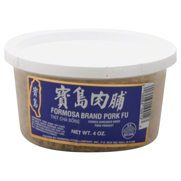 slide 1 of 3, Formosa Cooked Dried Pork Fu, 4 oz