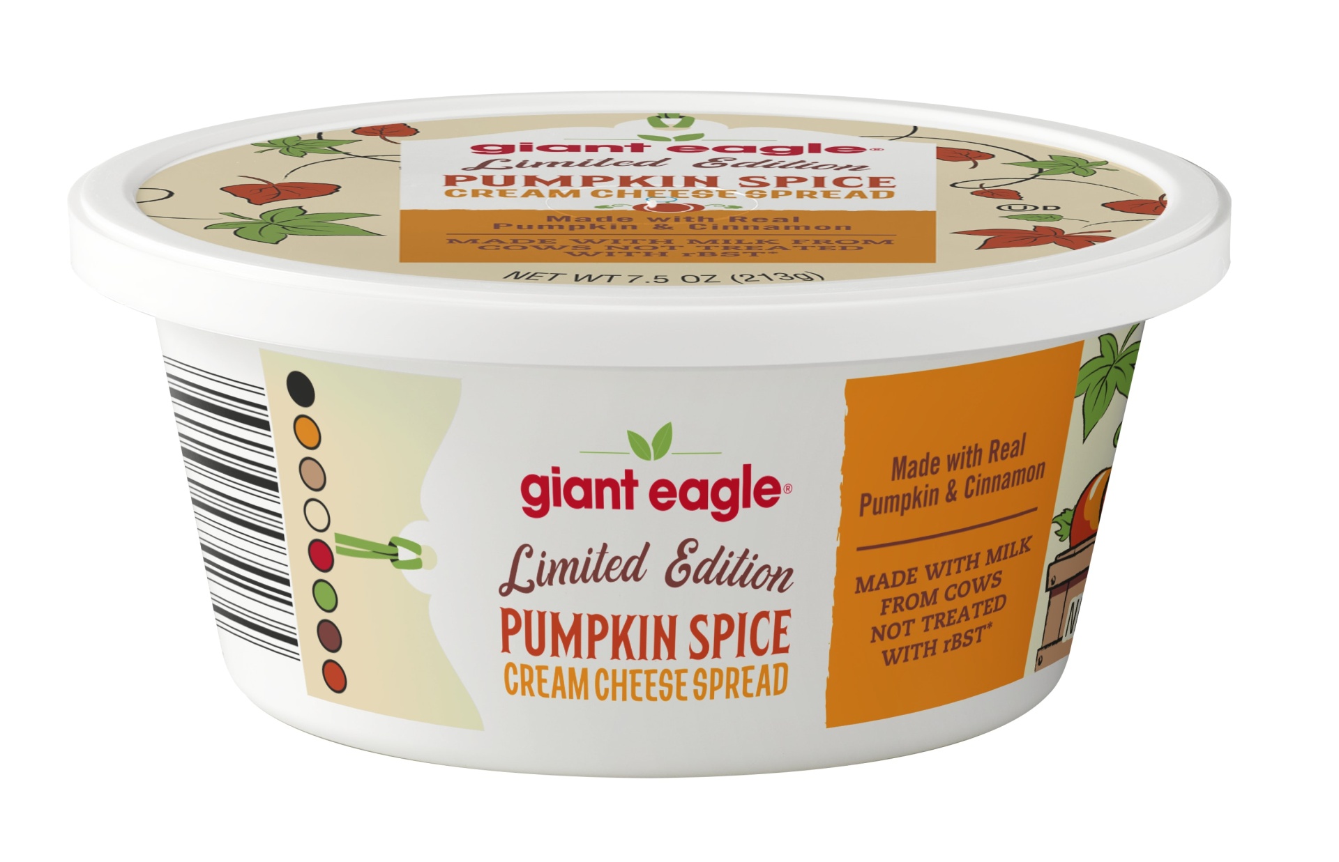 slide 1 of 1, Giant Eagle Cream Cheese Spread, Pumpkin Spice, 8 oz