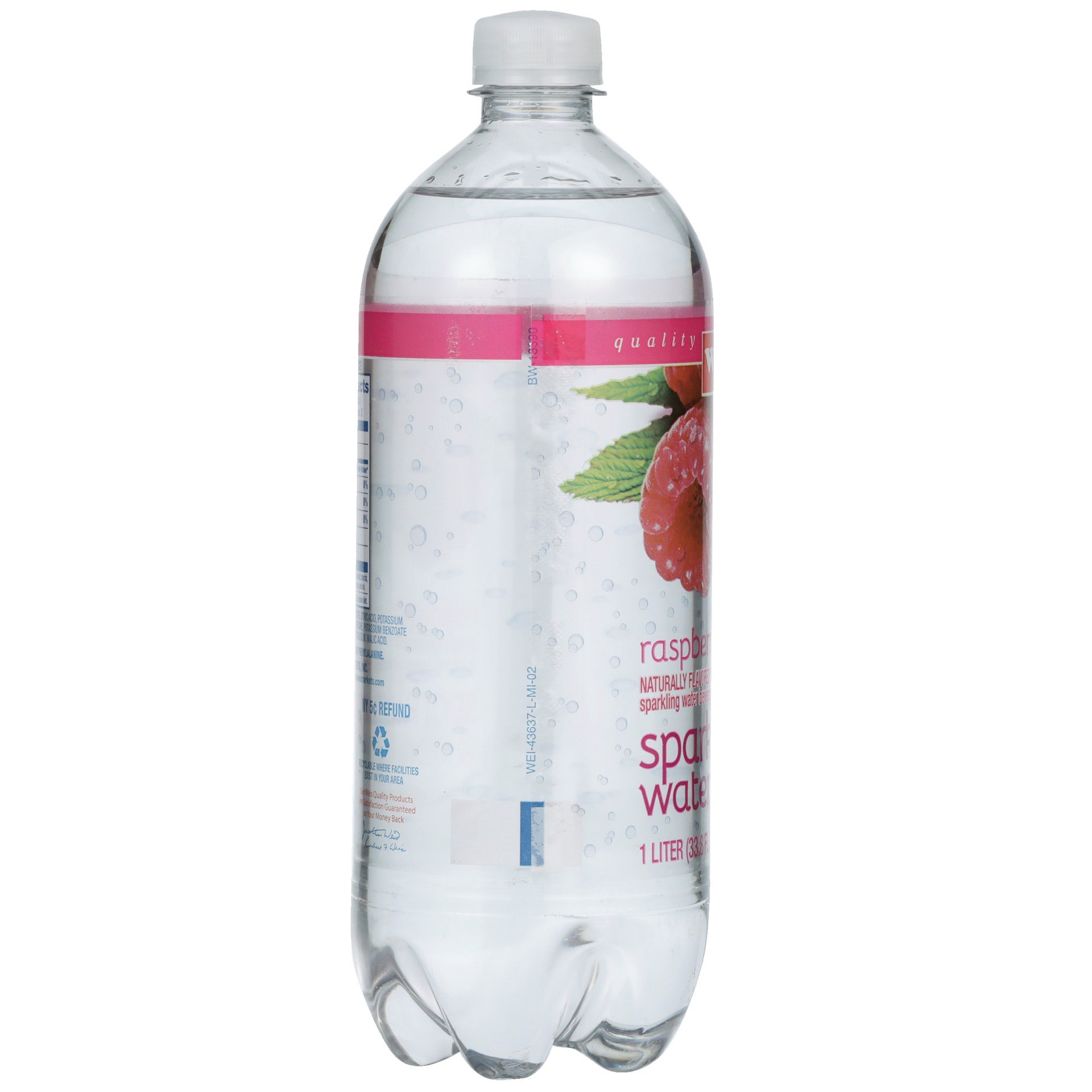 slide 2 of 6, Weis Quality Sparkling Raspberry Water - 33.8 fl oz, 33.8 fl oz