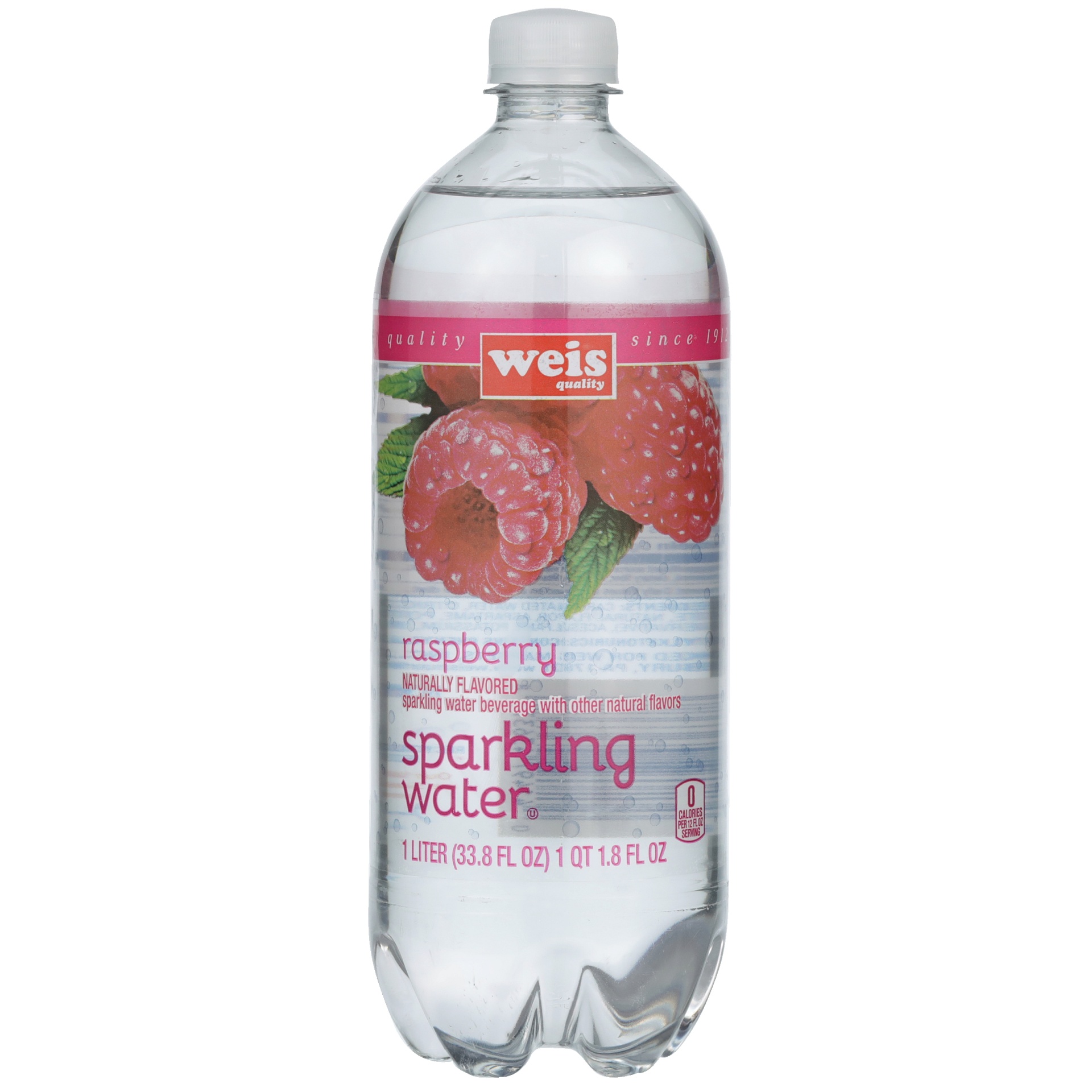Weis Quality Sparkling Raspberry Water 33.8 fl oz Shipt