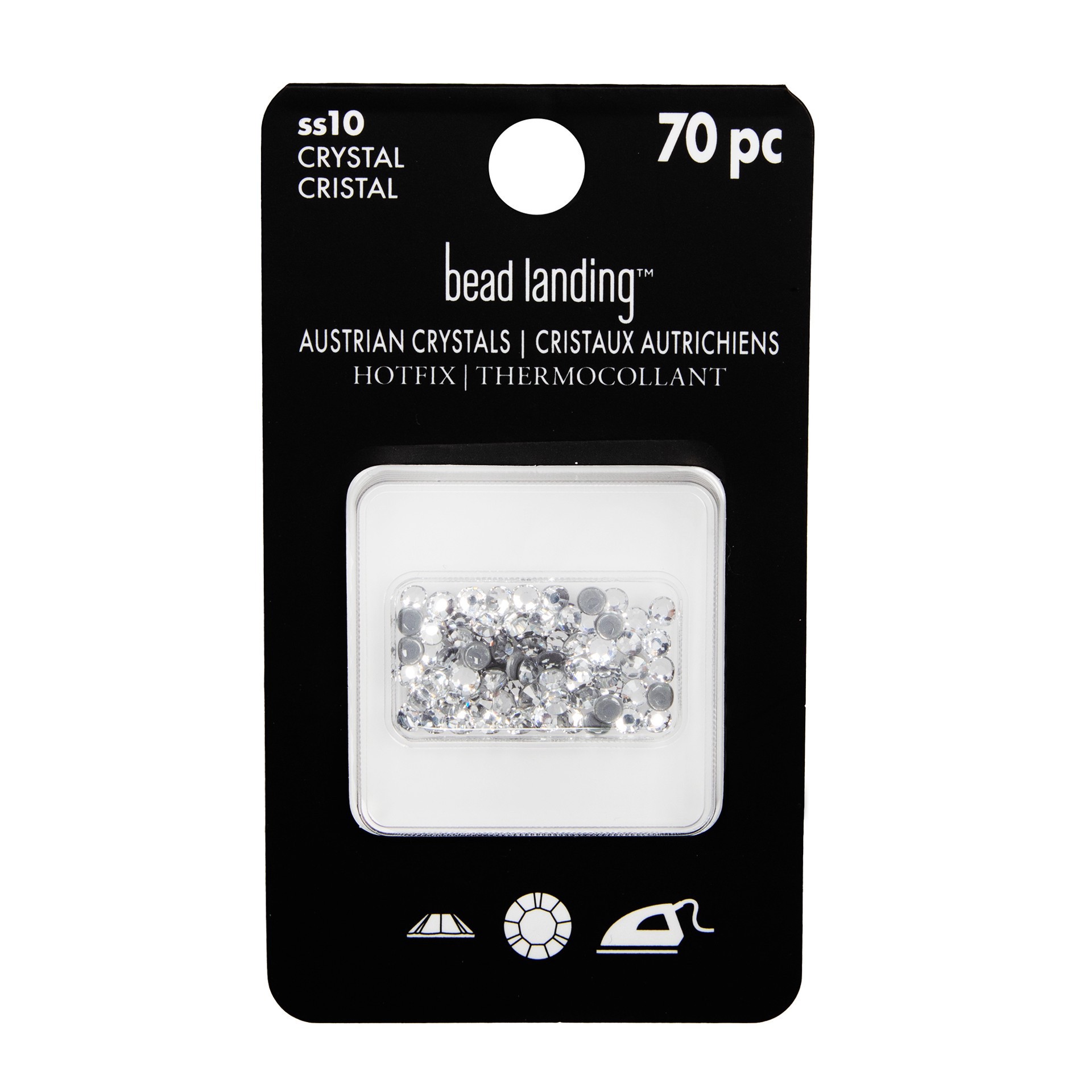 slide 5 of 5, Ss10 Round Hotfix Austrian Crystals By Bead Landing, 70ct., 70 ct