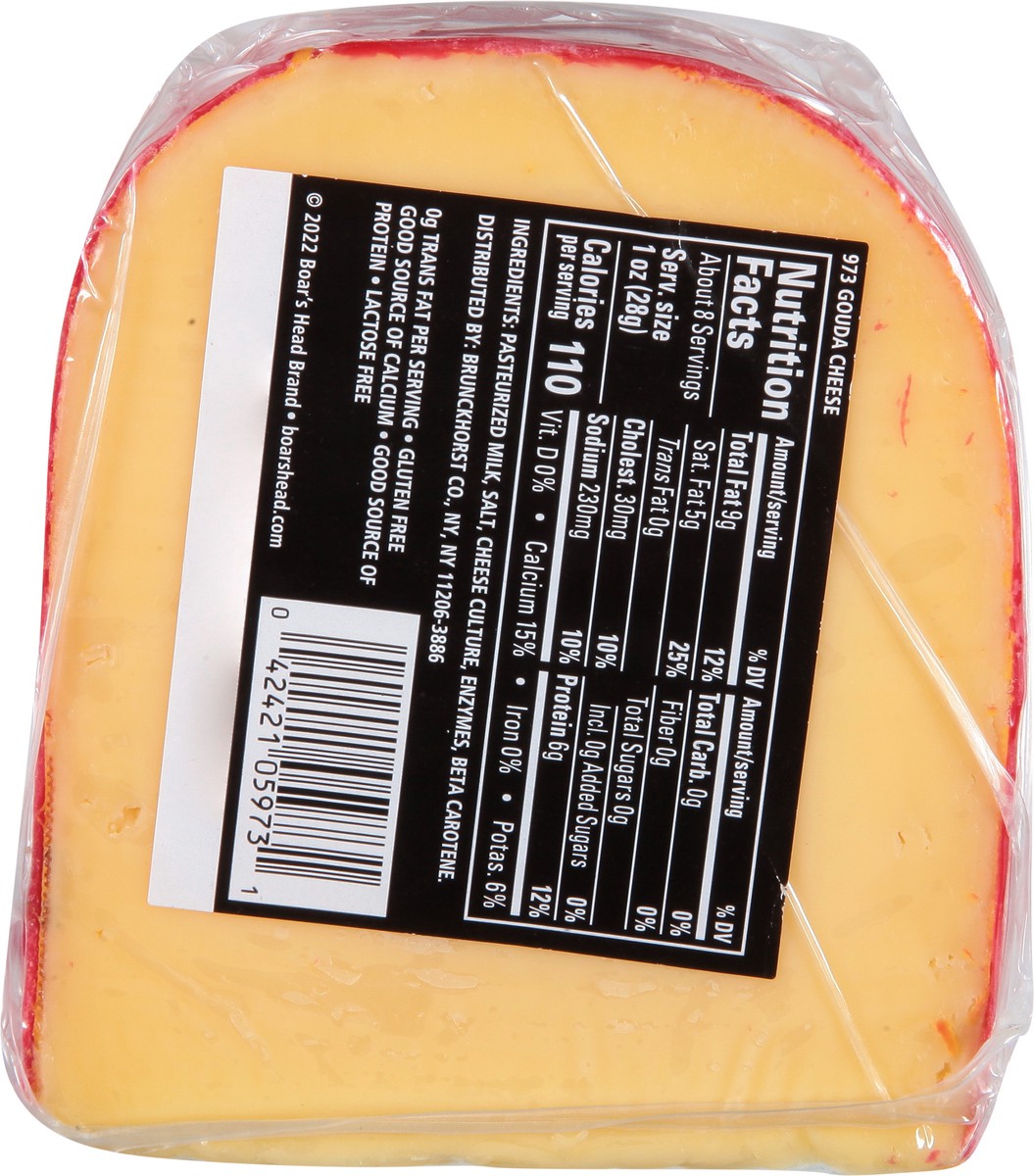 slide 2 of 9, Boar's Head Gouda Cheese, 8 oz