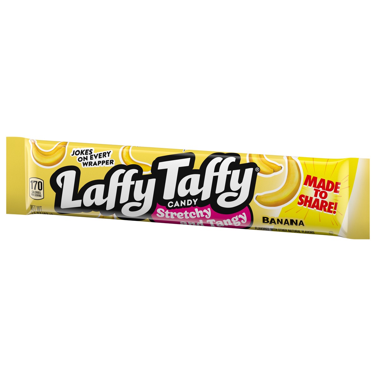 slide 2 of 13, Laffy Taffy Banana Stretchy & Tangy 1.5 oz 71451 158243, 1.5 oz