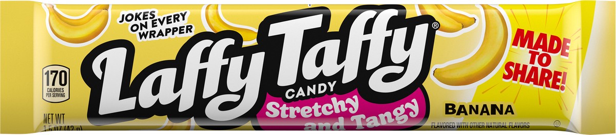 slide 4 of 13, Laffy Taffy Banana Stretchy & Tangy 1.5 oz 71451 158243, 1.5 oz