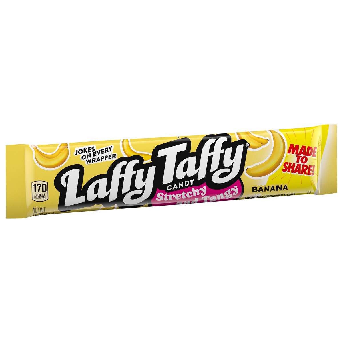 slide 6 of 13, Laffy Taffy Banana Stretchy & Tangy 1.5 oz 71451 158243, 1.5 oz