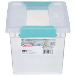 Sterilite Clear Medium Clip Box 1 ea