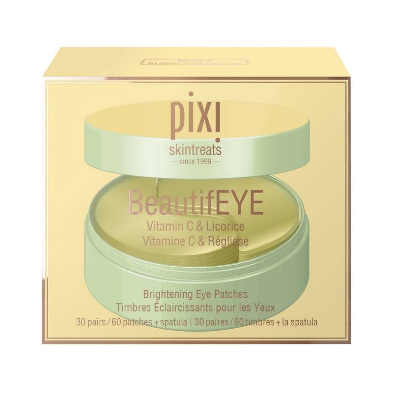 slide 2 of 7, Pixi BeautifEYE Brightening Eye Patches with Vitamin C - 60ct, 60 ct