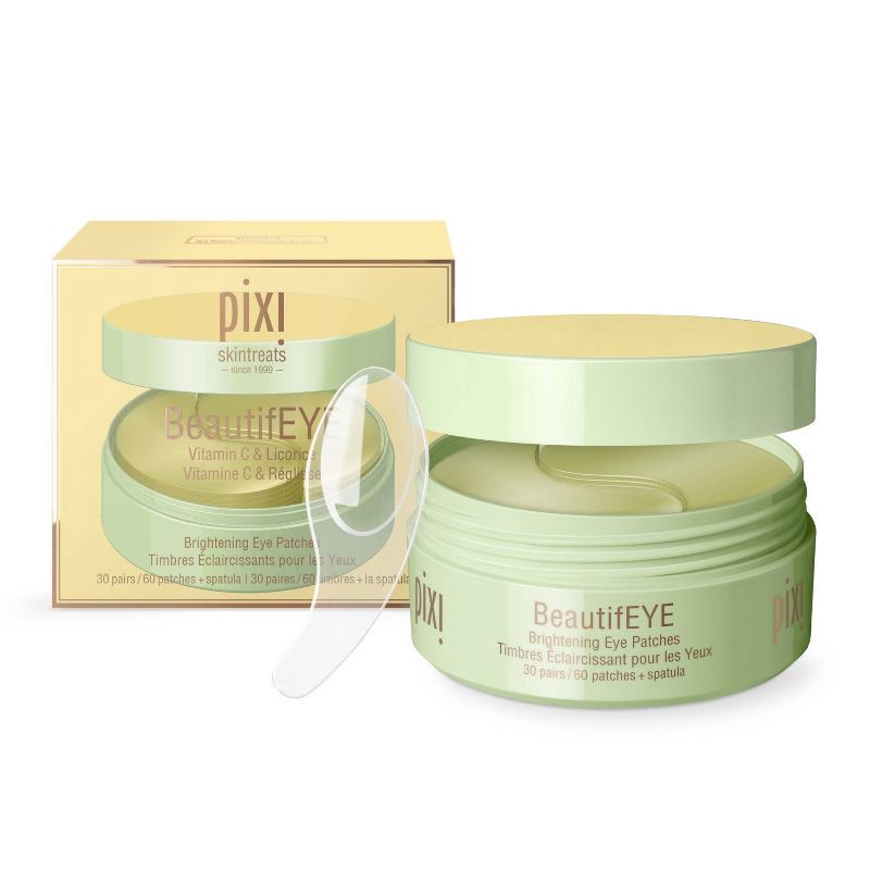 slide 3 of 7, Pixi BeautifEYE Brightening Eye Patches with Vitamin C - 60ct, 60 ct