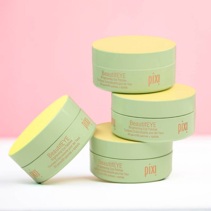 slide 7 of 7, Pixi BeautifEYE Brightening Eye Patches with Vitamin C - 60ct, 60 ct