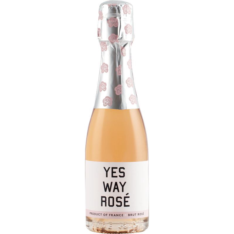 slide 1 of 4, Yes Way Rosé Wine - 187ml Bottle, 187 ml