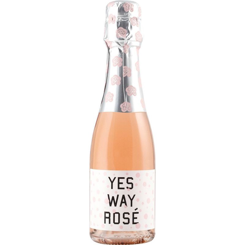 slide 1 of 4, Yes Way Rosé Wine - 187ml Bottle, 187 ml