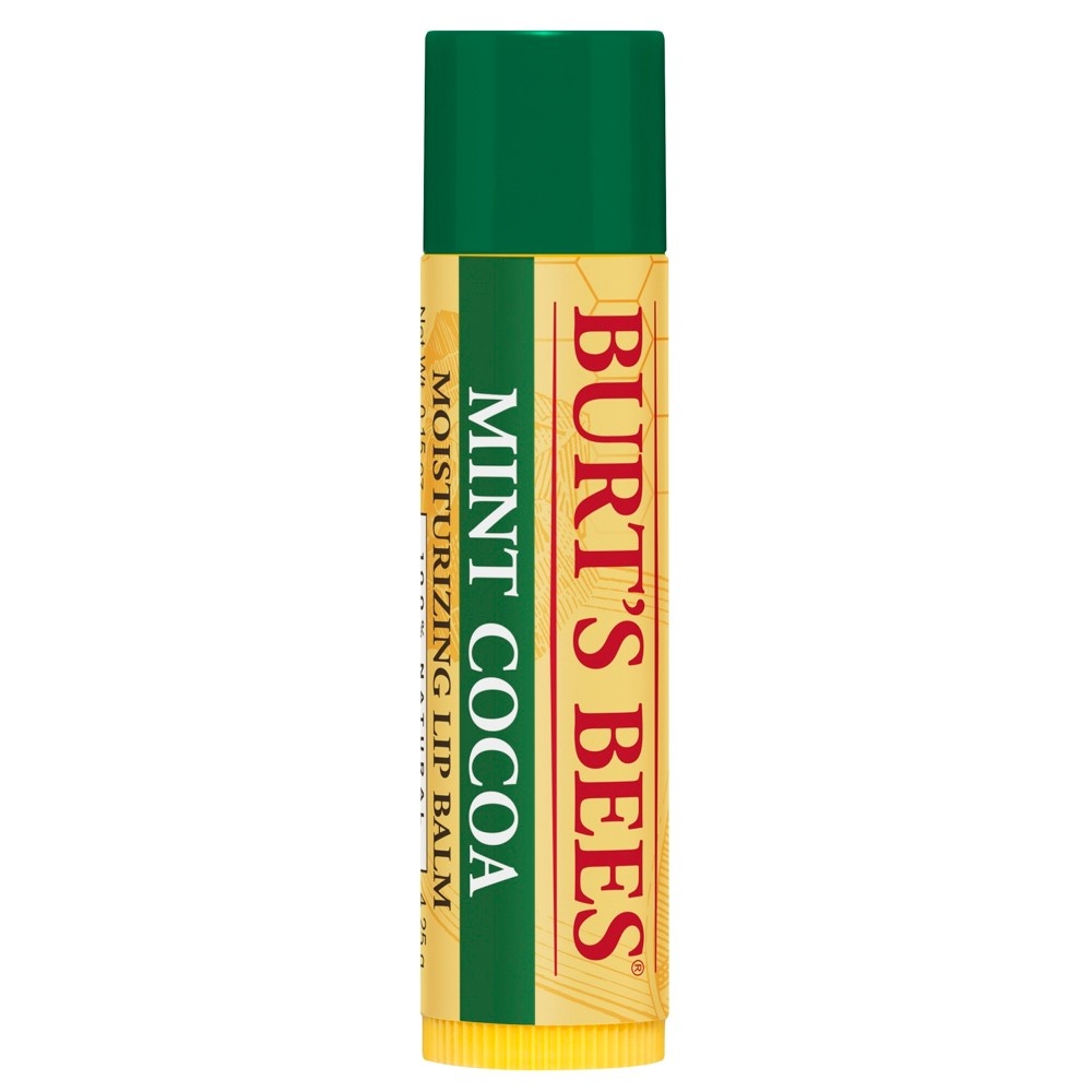 slide 2 of 2, Burt's Bees Holiday Mint Cocoa Lip Balm And Treatment, 1 ct