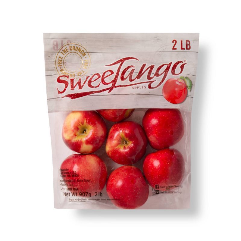 slide 1 of 3, SweeTango Apples - 2lb Bag, 2 lb