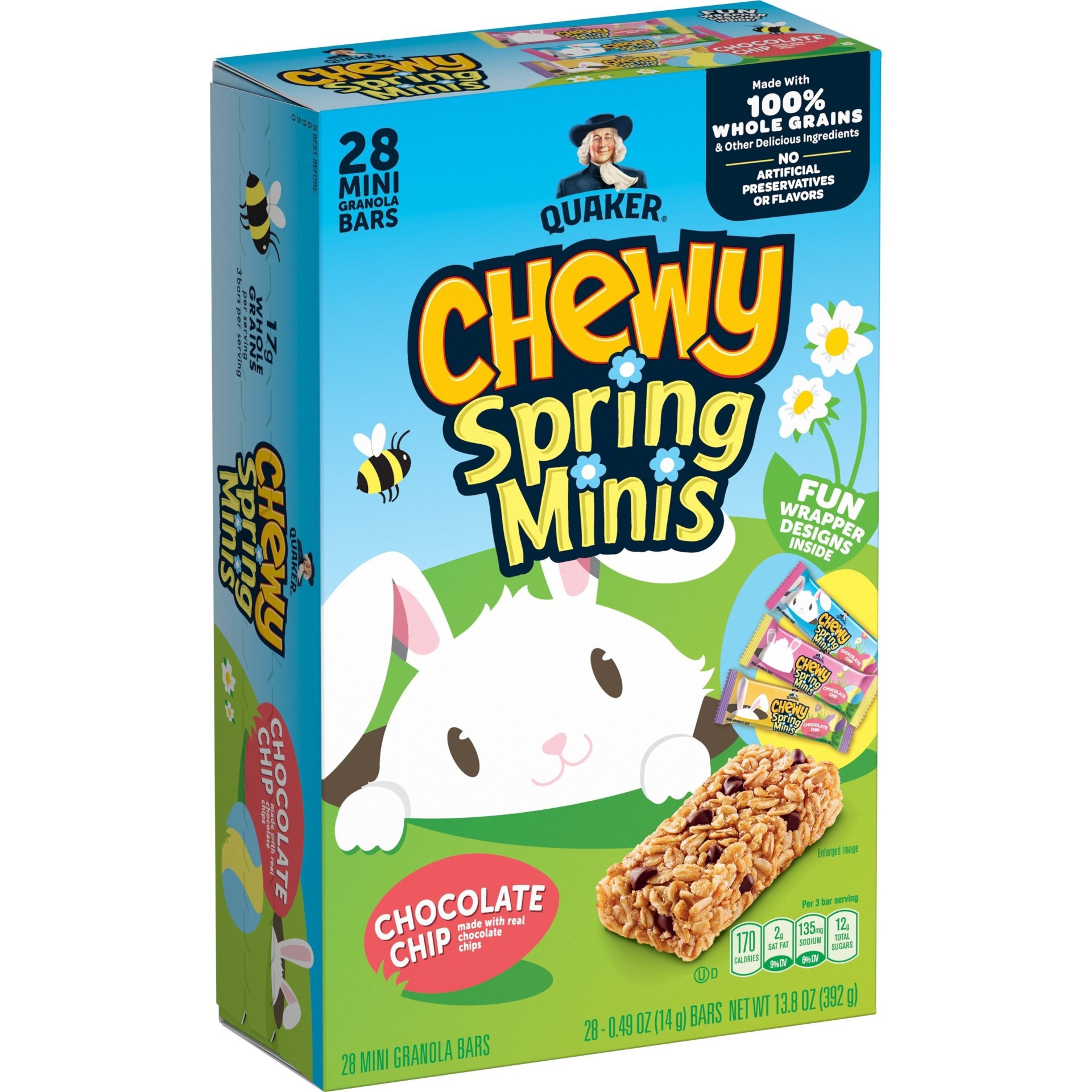 slide 1 of 1, Quaker Chewy Spring Minis, 28 ct