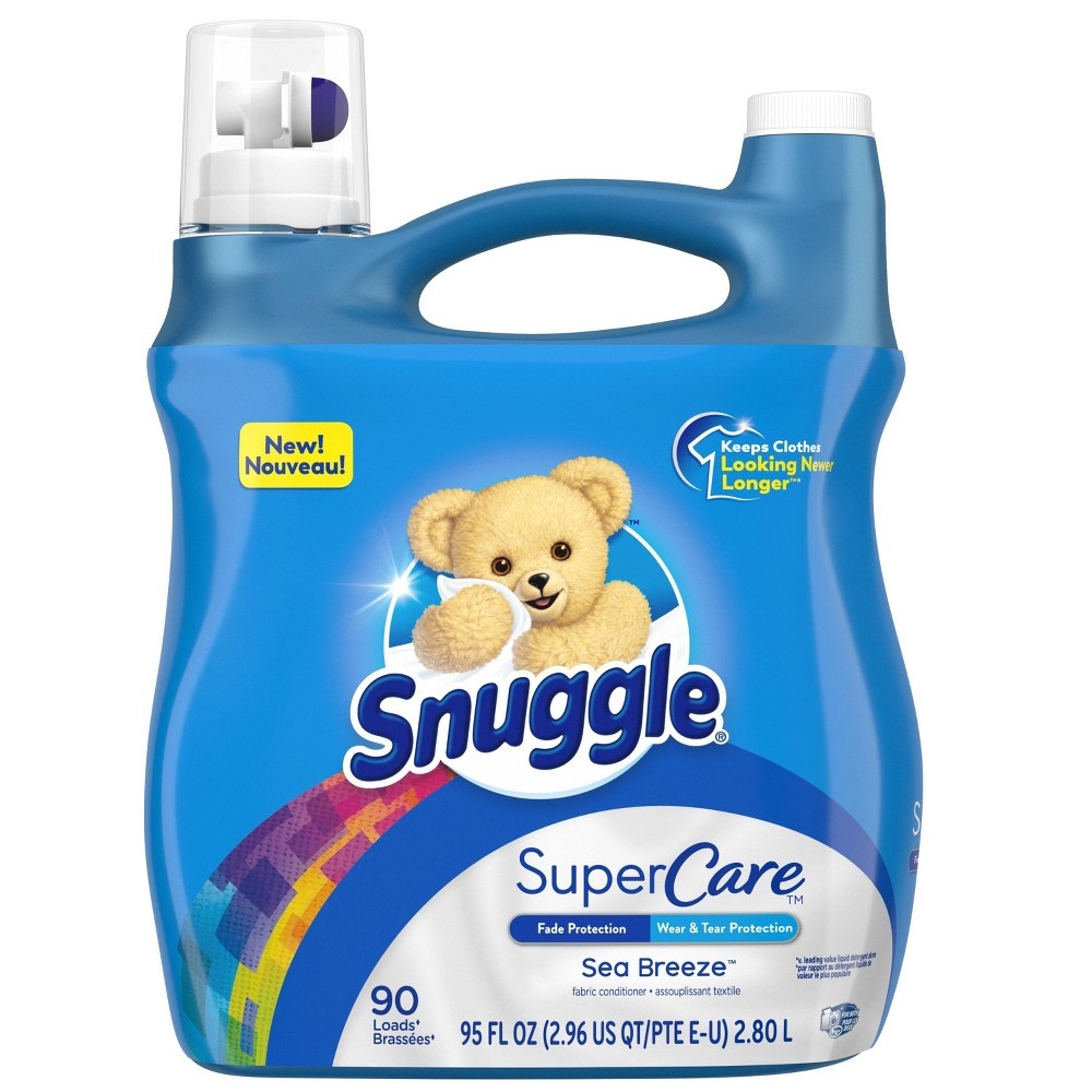 slide 2 of 3, Snuggle Supercare Sea Breeze Liquid Fabric Softener - 95 fl oz, 95 fl oz