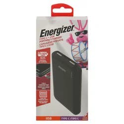 Energizer 5000 mAh Type-C + USB Portable Charger 1 ea