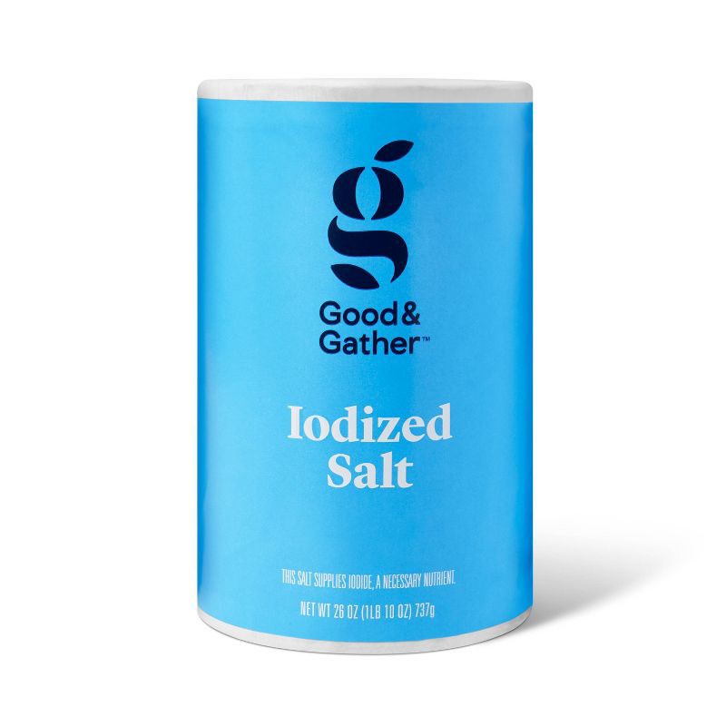 slide 1 of 3, Iodized Salt - 26oz - Good & Gather™, 26 oz