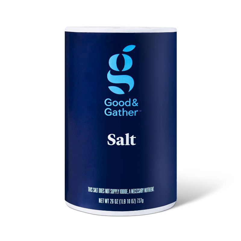 slide 1 of 3, Plain Salt - 26oz - Good & Gather™, 26 oz